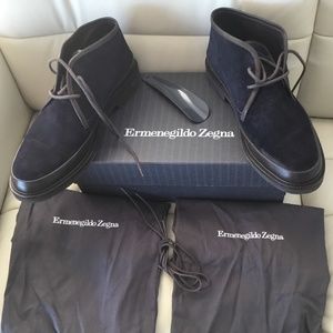 Ermenegildo Zegna Men’s Trivero Suede boots